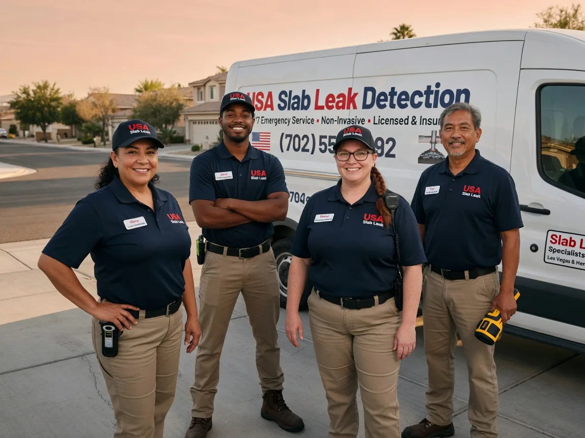 Slab Leak Repair company in Husser, LA
